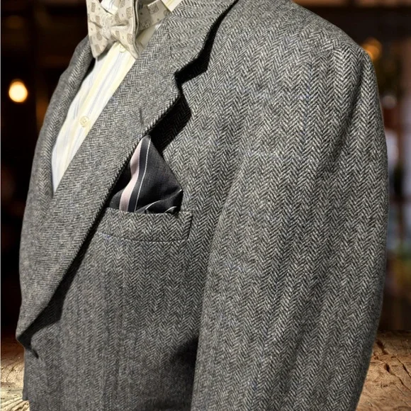 Hickey Freeman Charcoal Blazer